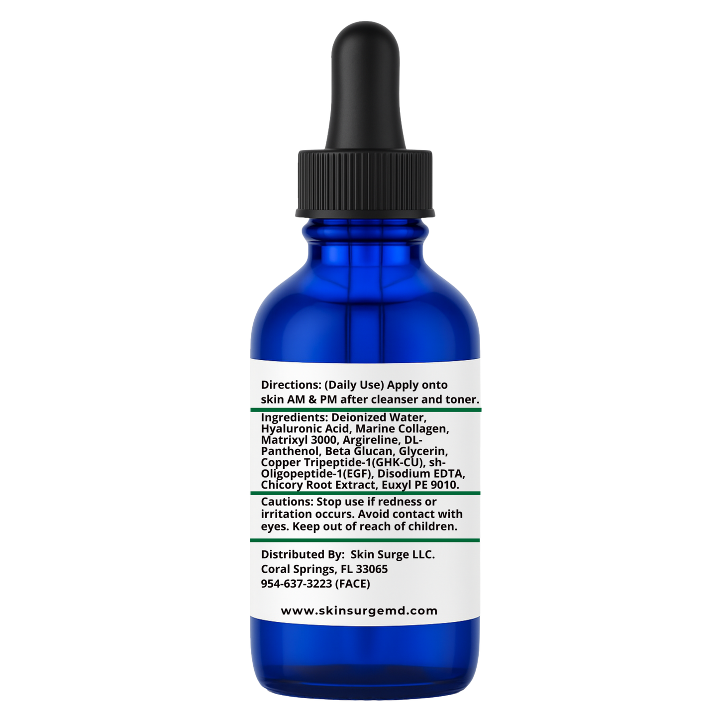 2% GHK-CU Copper Peptide Serum - Anti-Aging Collagen Booster | Skin SurgeMD