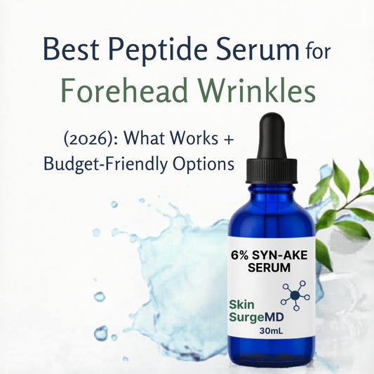 Best Peptide Serum for Forehead Wrinkles (2026) | Skin SurgeMD