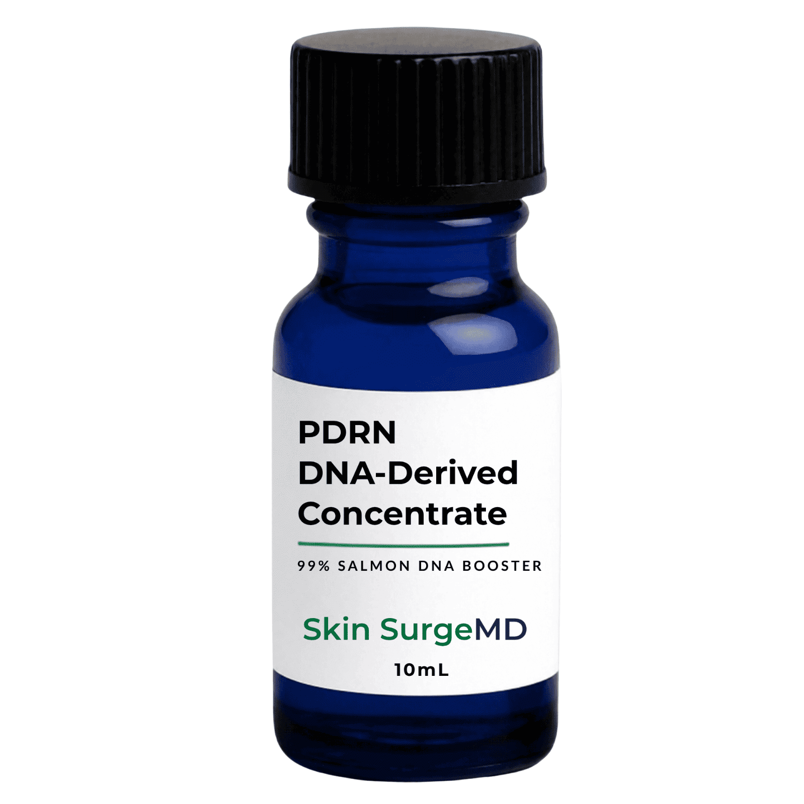 10mL Salmon DNA PDRN Booster in a blur bottle 1% active peptide concentrate for DIY skincare and broken skin barrier support