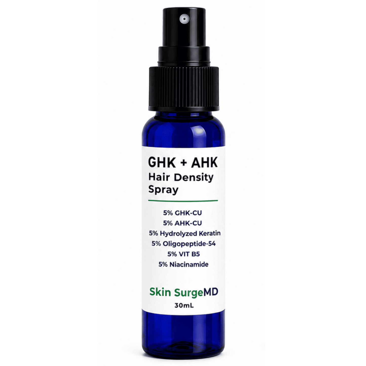 5% GHK + 5% AHK Hair Density Spray | HairLoss Treatment | Preventative Maintenance