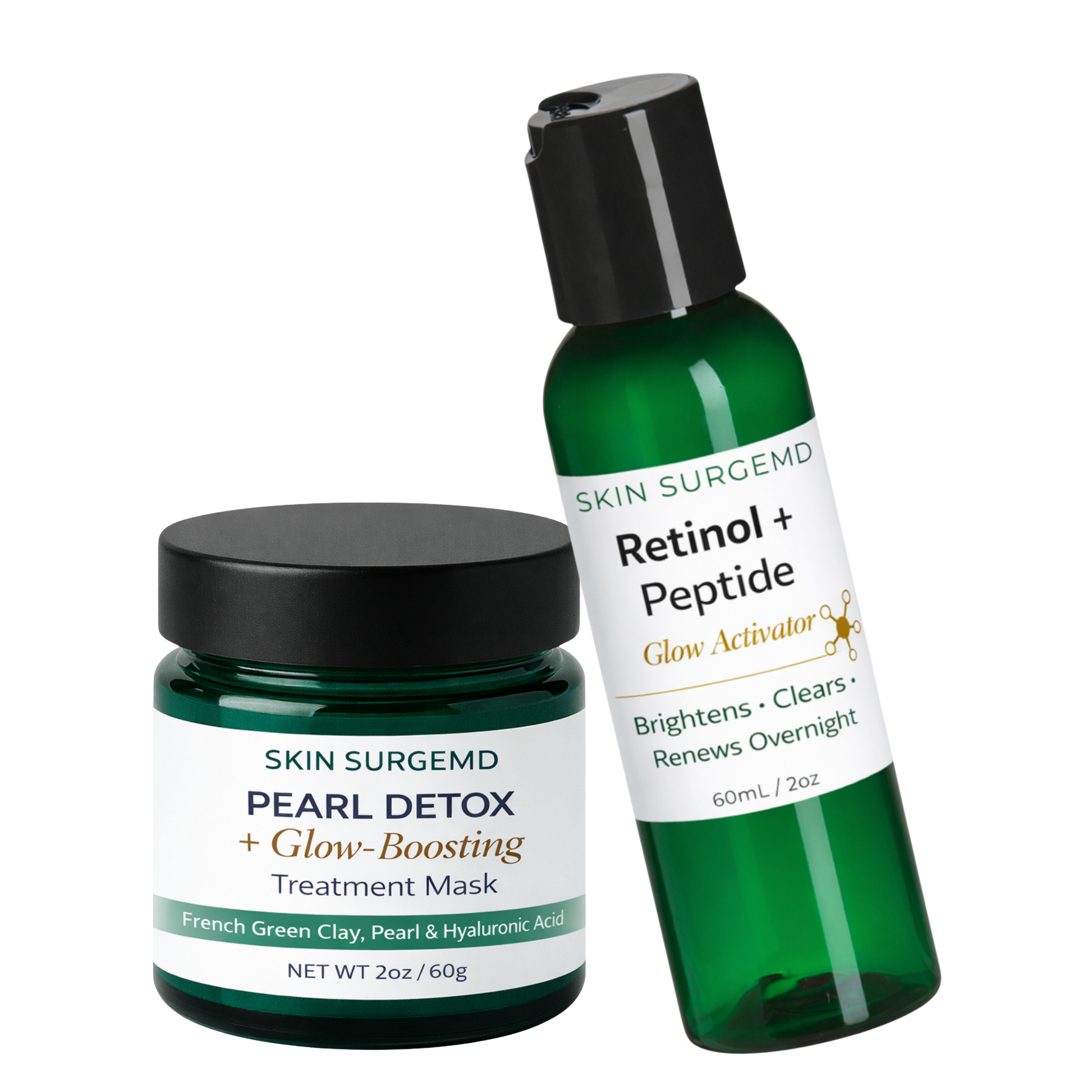 Retinol detox high potency mask from Skin Surgemd on a white background