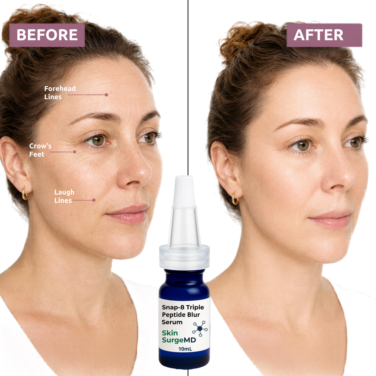 20% Snap-8 Triple Peptide Instant Blur Serum + Wrinkle Smoother | See Visible Results in Seconds