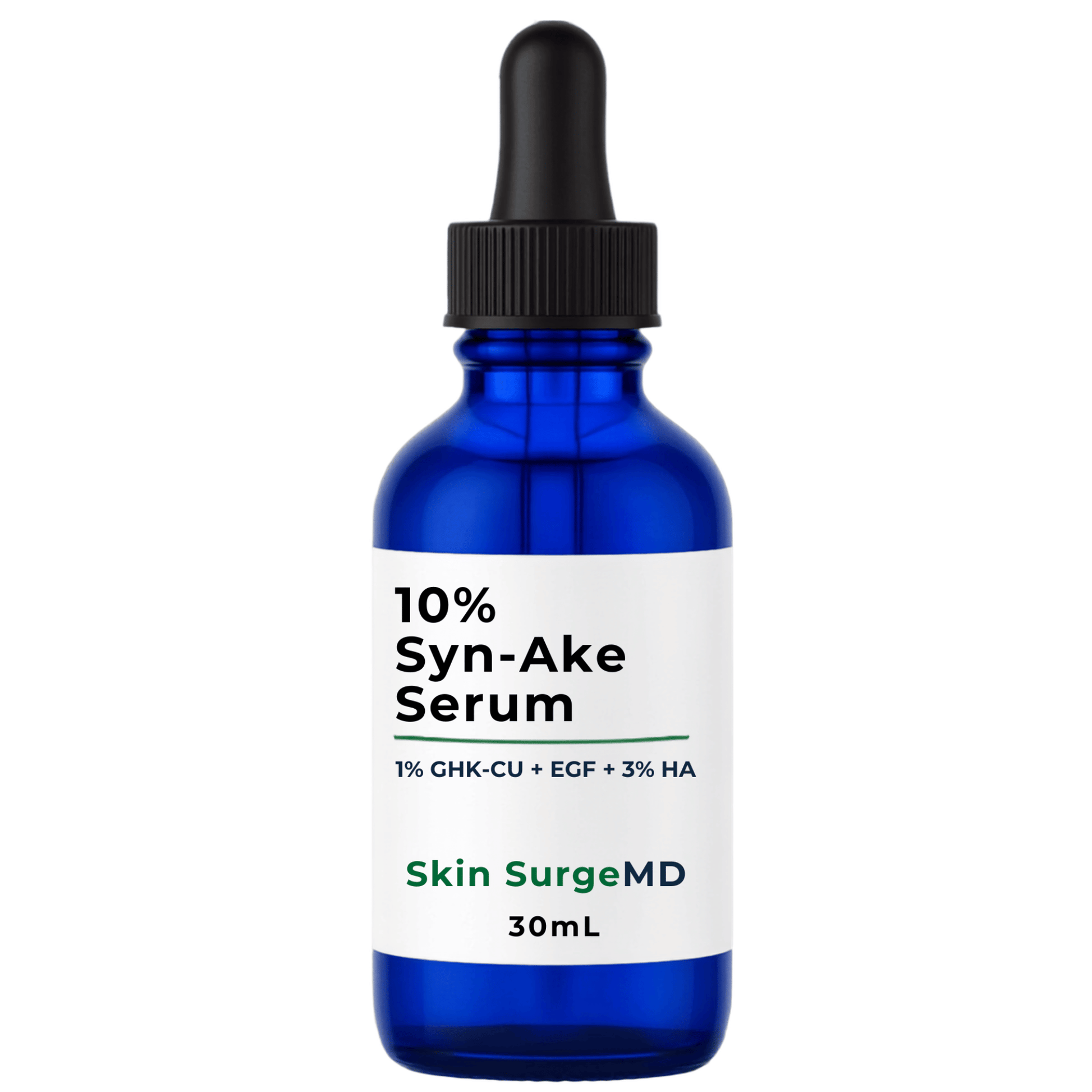 10% Syn-Ake Serum video applying serum to forehead wrinkles.
