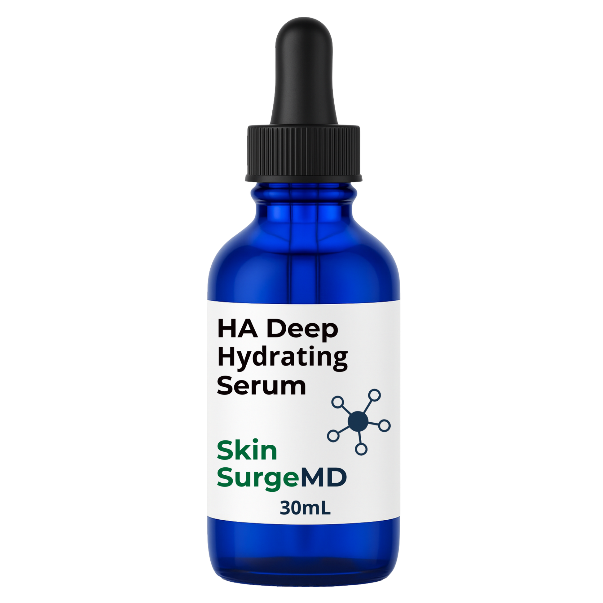 3% Super Concentrated HA Deep Hydrating Serum demonstration showing visible plumping and hydration benefits