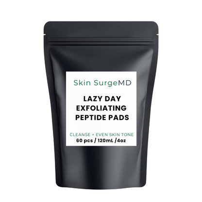 Lazy Day Daily Exfoliating Toner Peptide Pads - Clean + Tone + Exfoliate + Moisturize