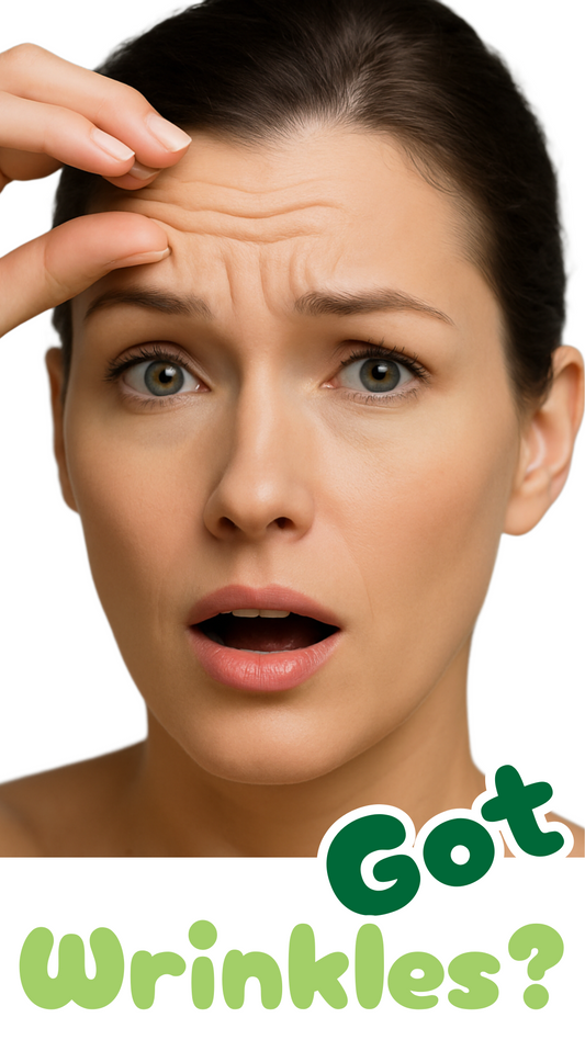 6% Syn-Ake Serum video applying serum o forehead wrinkles.